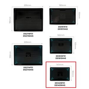 Alternative view of Baza pentru recipiente sushi 140X90x45