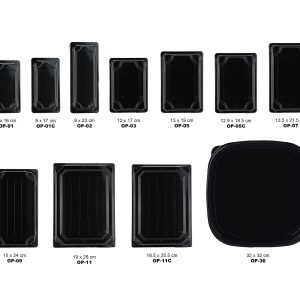 Alternative view of Tava sushi cu capac 12x17cm (50buc)